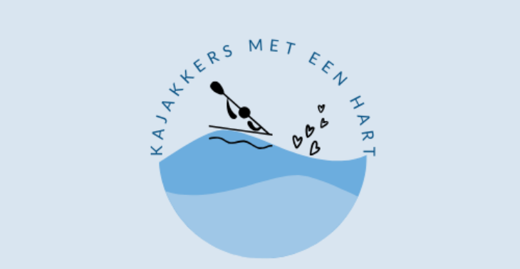 Kajakkers met een Hart