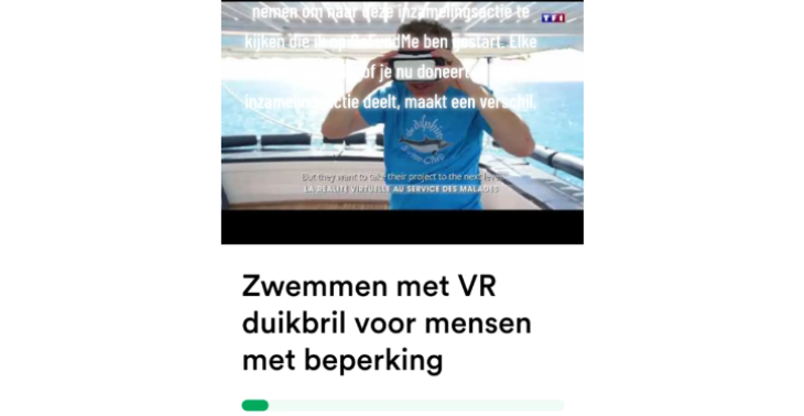 Virtueel zwemmen met dolfijnen