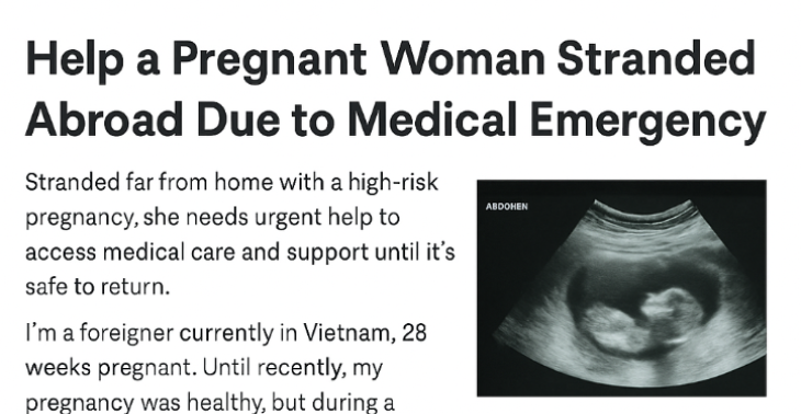 Help a Pregnant Woman Stranded Abroad Due to Medical Emergency