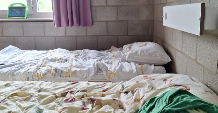 Allenstande moeder 3 kinderen
