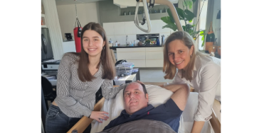 Steun voor een gezin getroffen door een hersentumor