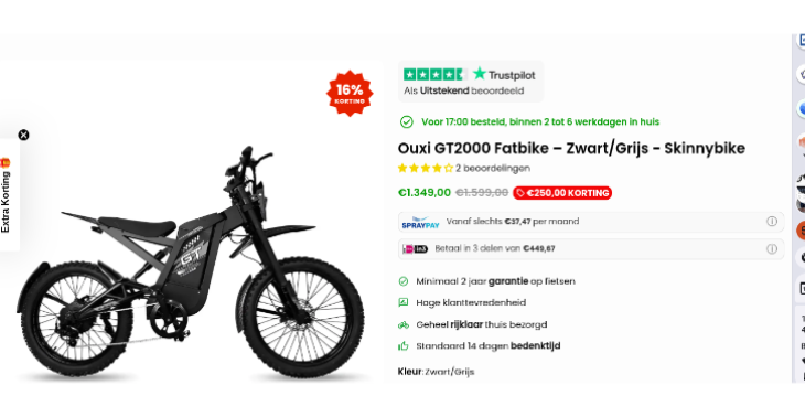 gt2000 voor kleine zach van 12